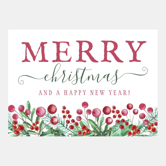 Feliz Natal e Feliz ano novo! (Frente)