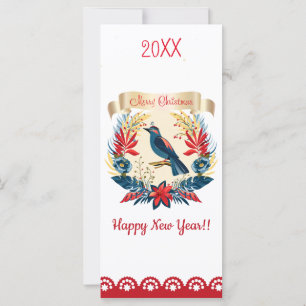 Feliz Natal e Feliz ano novo! Pássaro Azul 20XX