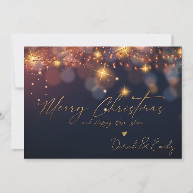 Feliz Natal E Feriado Feliz De Ano Novo (Frente)