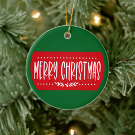 Feliz Natal - Enfeite de Natal