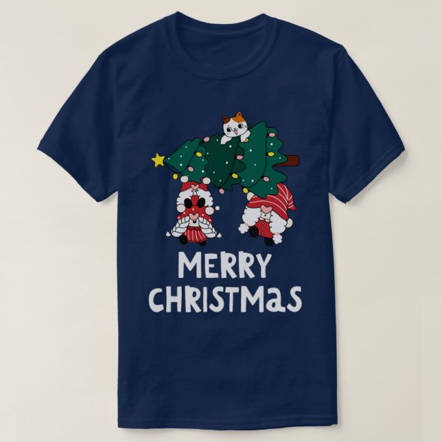 Feliz Natal Engraçado Camisa de Natal106 (Frente do Design)
