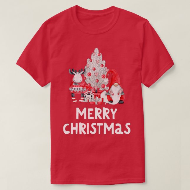 Feliz Natal Engraçado Camisa de Natal32 (Frente do Design)