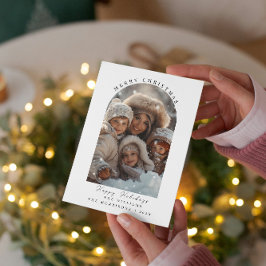 Feliz Natal Eu Feliz Cartão de Férias de Férias de