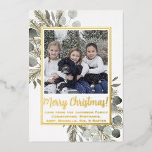 Feliz Natal! Eucalyptus & Pine Sage & Dourado
