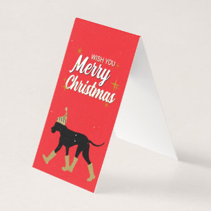 Feliz Natal Feliz Ano Novo Dogue Alemão