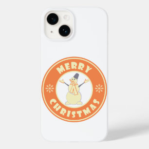 Feliz Natal Feliz Snowman famoso estilo de café