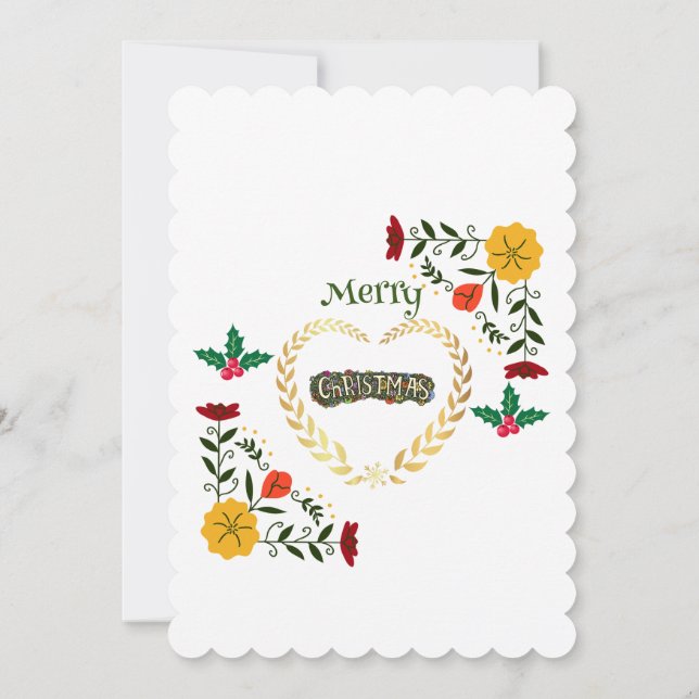 Feliz Natal Férias Elegantes e Modernos (Verso)