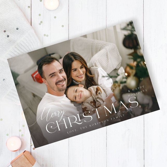 Feliz Natal, Festivo Minimalista Foto H (Criador carregado)