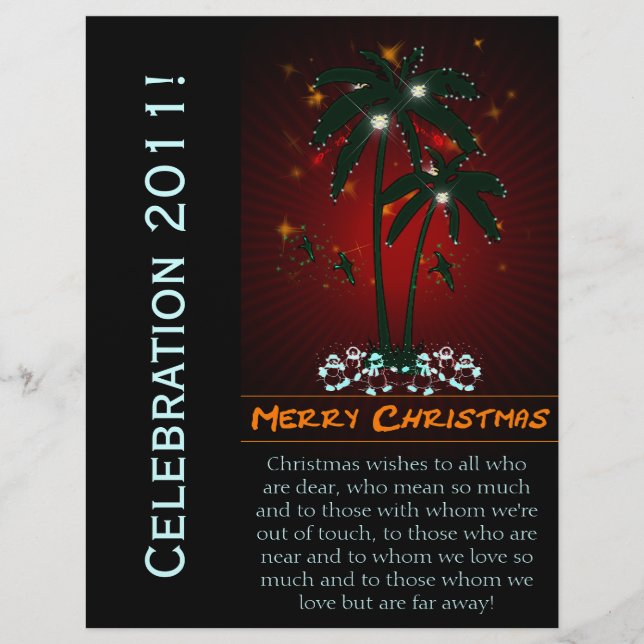 Feliz Natal - Folheto de Eventos (Frente)