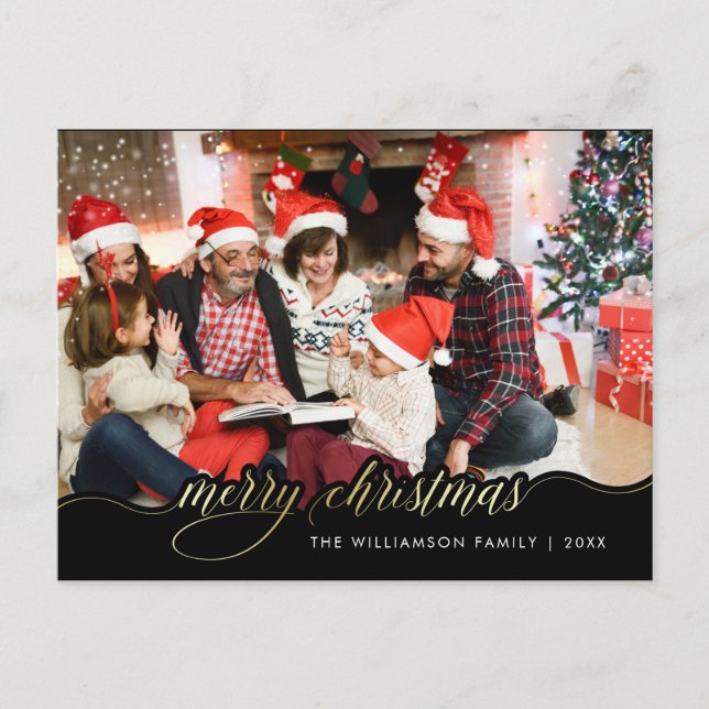 Feliz Natal - Foto do Cartões de natal de Script D (Frente)