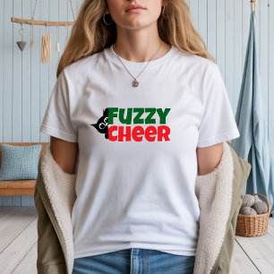 Feliz Natal Gata Mamãe divertida camiseta vermelha