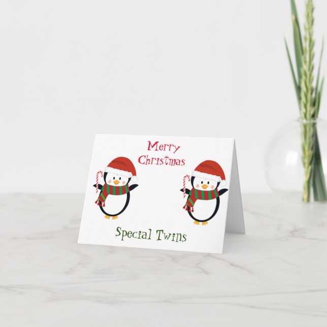 FELIZ NATAL "GÊMEOS" CARTÃO ESPECIAL (Frente)