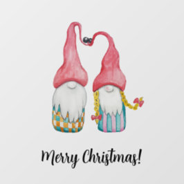 Feliz Natal Gnomo de inverno bonito no amor