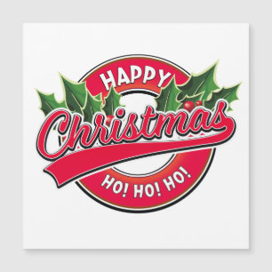 Feliz Natal Ho! Ho! Ho! ímã de carro