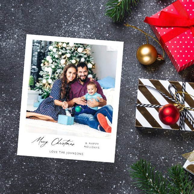 Feliz Natal Instantâneo Foto Minimalista - V Peque (Criador carregado)