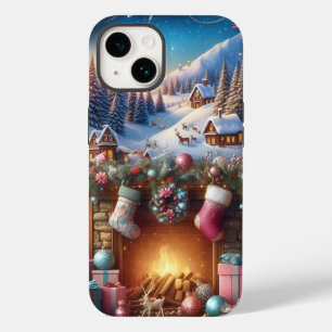 Feliz Natal iPhone 14 Caso Difícil