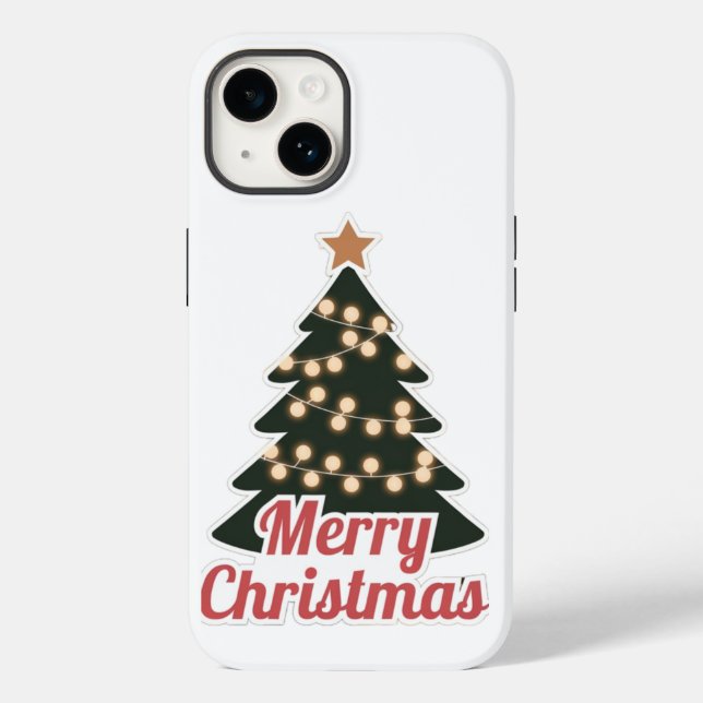 Feliz Natal iPhone 14 Caso: Na moda Novo Modelo (Verso)
