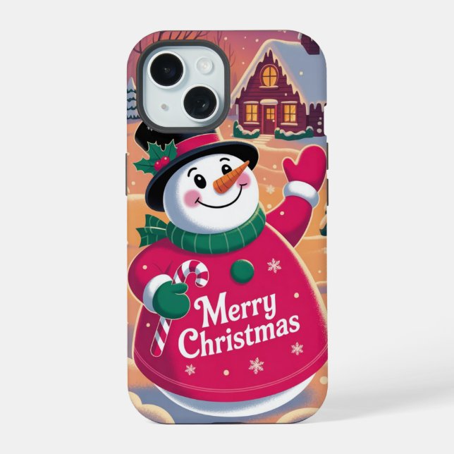 Feliz Natal - iPhone do Snowman / iPad case (Verso)