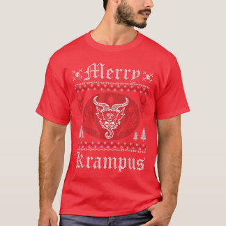 Feliz Natal Krampus Xmas Horror Suéter Feio E