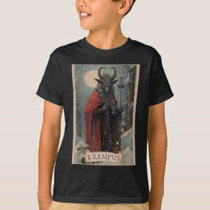 Feliz Natal Krampus Xmas Terror Camiseta Feia E