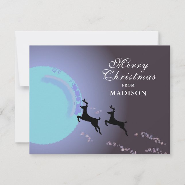 Feliz Natal Magical Reindeer - Nome do Script (Frente)