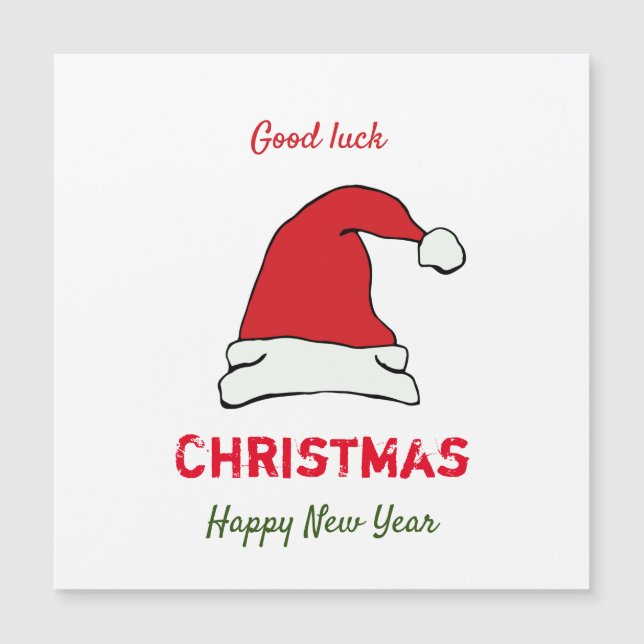 Feliz Natal minimalista e Ano novo (Frente)