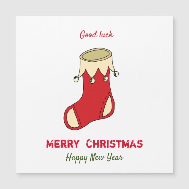 Feliz Natal minimalista e Ano novo (Frente)