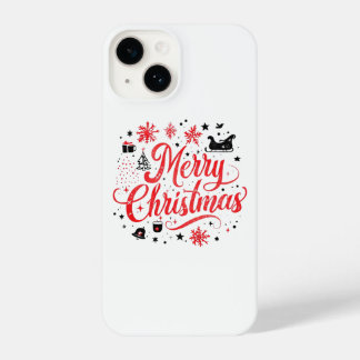 Feliz Natal Moderno Design | Vermelho e Branco