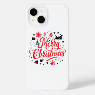 Feliz Natal Moderno Design | Vermelho e Branco