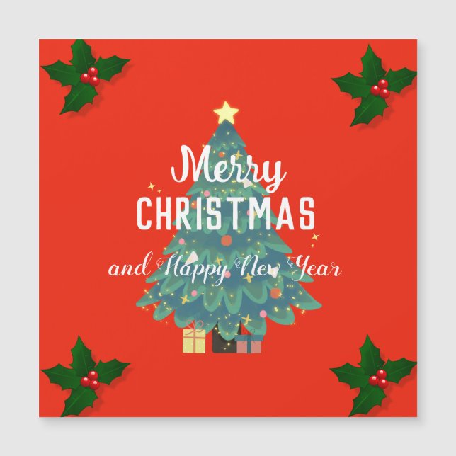 Feliz Natal moderno e feliz ano novo  (Frente)