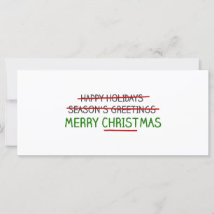 Feliz Natal, Não Saudações de Season