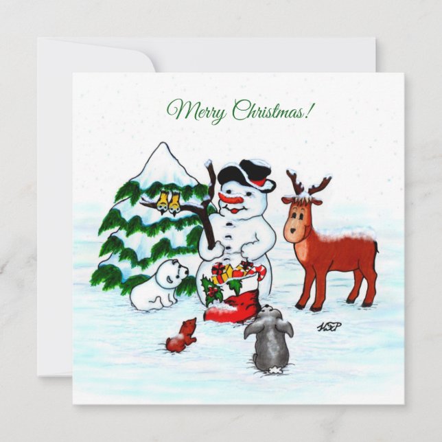 Feliz Natal! Neve com Amigos (Frente)