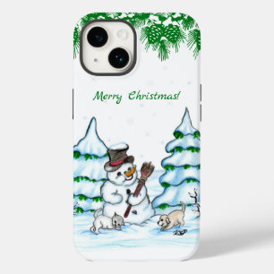 Feliz Natal! Neve com Cat e Puppy