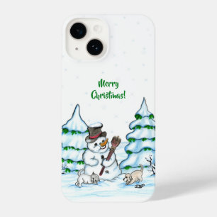 Feliz Natal! Neve com Cat e Puppy