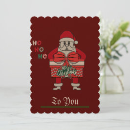 Feliz Natal Papai Noel Natal Feriado