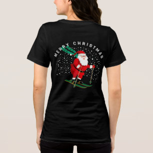 Feliz Natal - Papais noeis de esqui personalizados