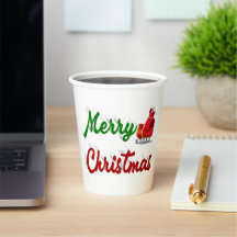 Feliz Natal Papais noeis Sleigh red green script