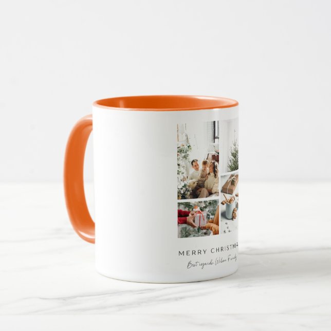 Feliz Natal para a Caneca do Presente do Papai Noe (Frente Esquerda)