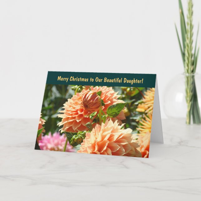 Feliz Natal para Nossa Bela Filha! Cartões (Frente)