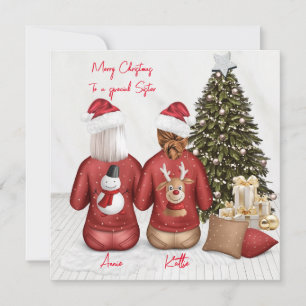 Feliz Natal para o cartão de Natal do melhor amigo