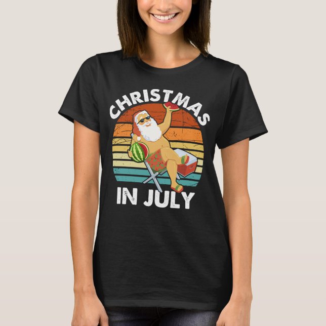 Feliz Natal para Papais noeis, Camisa de julho, Re (Frente)