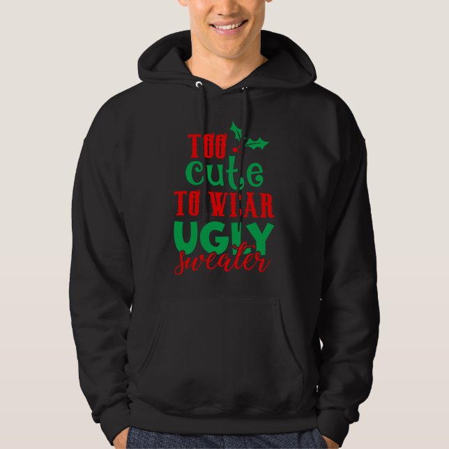 Feliz Natal Para Vestir Suéter Feio (Frente)