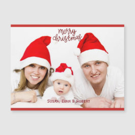 Feliz Natal Personalizado Foto Horizontal com Nome