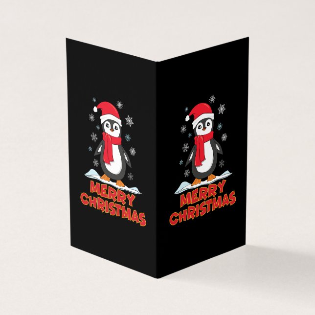 Feliz Natal Pinguim Fofo (Exterior)