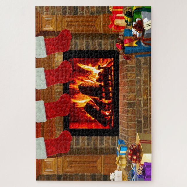 Feliz Natal Quebra-cabeça 1.014 Peças (Vertical)