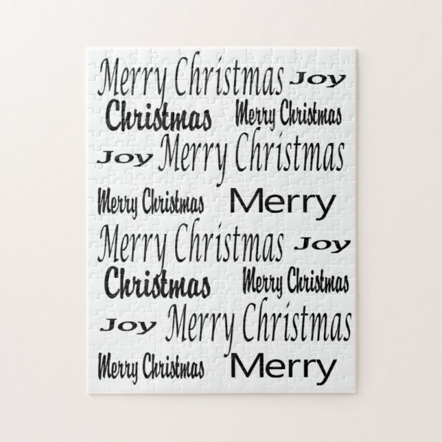 Feliz Natal Quebra-cabeça Natal (Vertical)