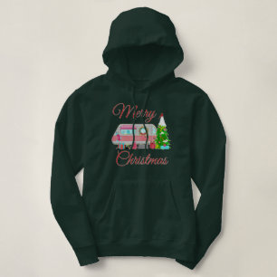 Feliz Natal Reboque de Camping Vintage Fofo Suéter