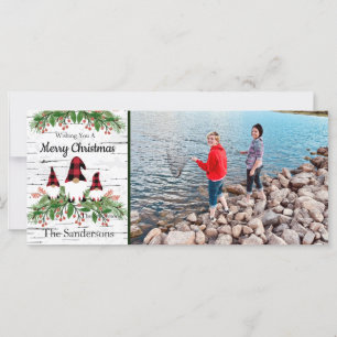 Feliz Natal Red Buffalo Xadrez Gnomos Greenery