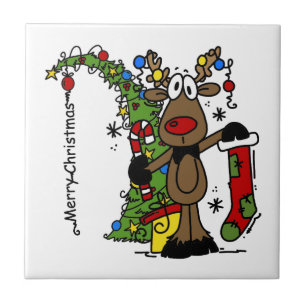 Feliz Natal Reindeer Feriados Engraçados