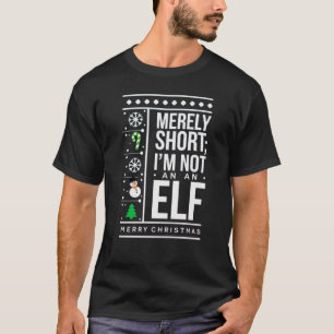 Feliz Natal" roupa de Natal para Camisas Festivas